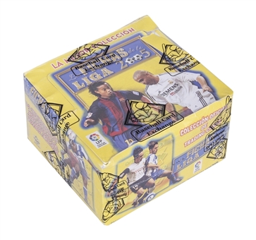2005 Mundi Cromo Soccer Unopened Yellow First Update Box (50 Packs) - Possible Lionel Messi/Sergio Ramos Rookie Cards! - BBCE Certified